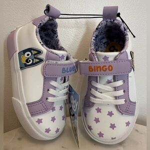 NWT Bluey Bingo Toddler Girls Shoe Sneakers, Size 8
